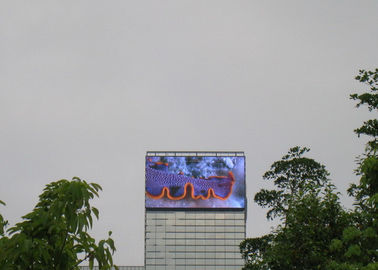 Αδιάβροχο SMD 3 σε 1 υπαίθριο πλήρες χρώμα οδήγησε τον τηλεοπτικό τοίχο 7000cd/㎡ των οδηγήσεων σημαδιών P10