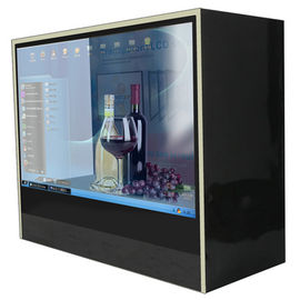 Μουσείο 21.5» περίπτερο κιβωτίων επίδειξης στάσεων μόνο HD διαφανές LCD/οθόνης αφής