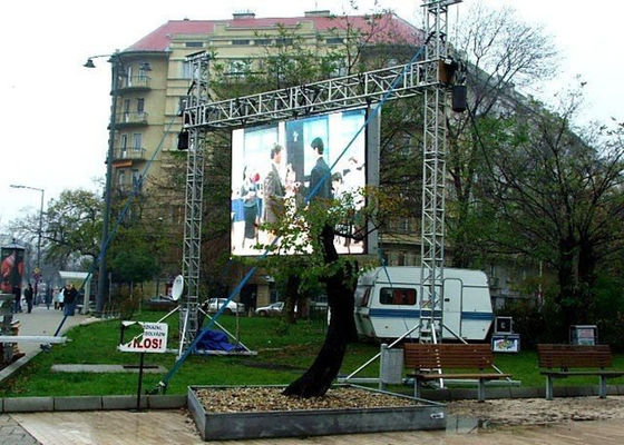 P6 οθόνη των εσωτερικών πλήρων οδηγήσεων χρώματος για το αργίλιο επίδειξης των οδηγήσεων μίσθωσης 2R1G1B HD